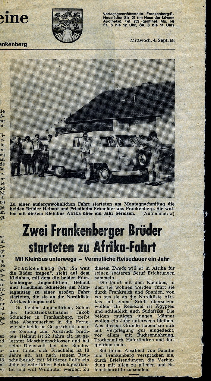 frankenberger allgemeine 4.9.1968