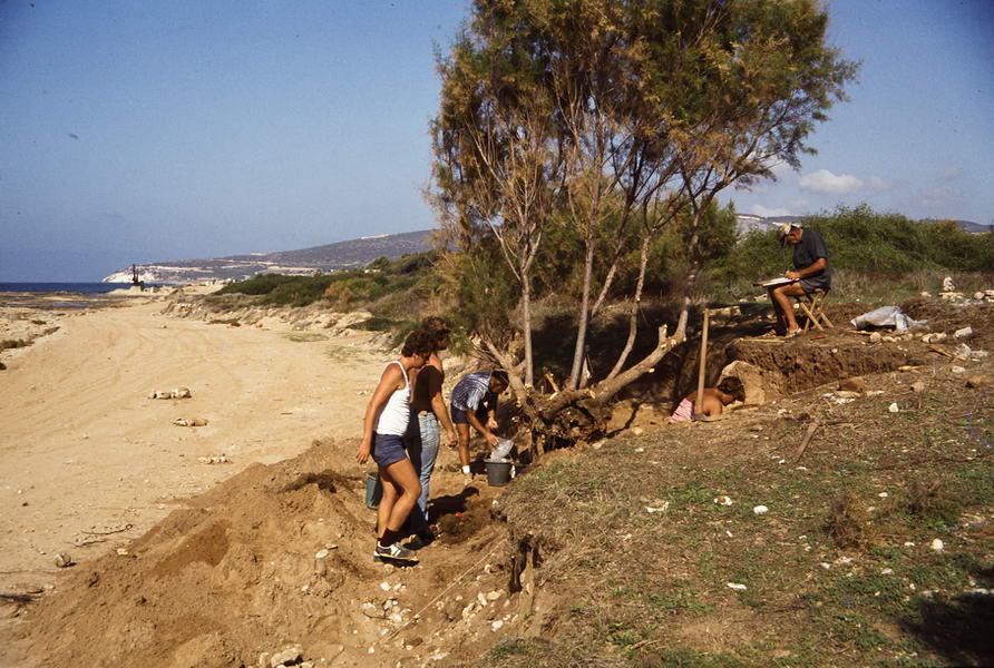 israel 1979, akhziv, phönizischer friedhof