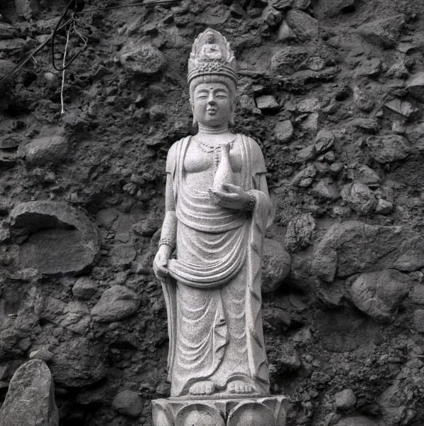 maisan nationalpark, tapsa-tempel, buddha, südkorea 1991