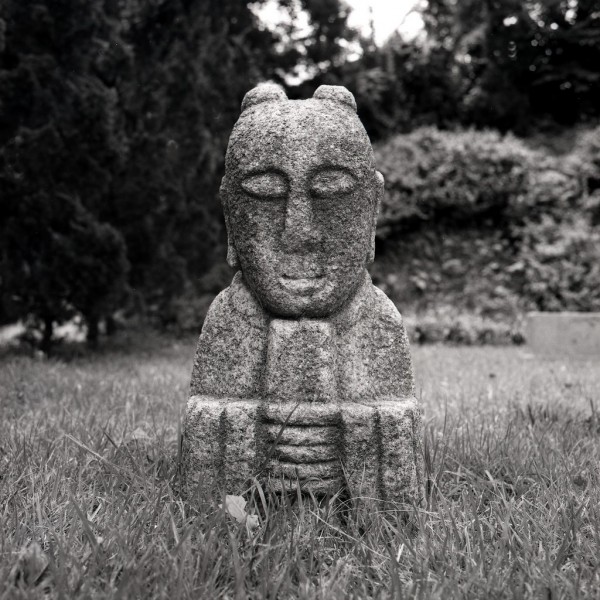 steinskulptur, kong-ju, südkorea 1991