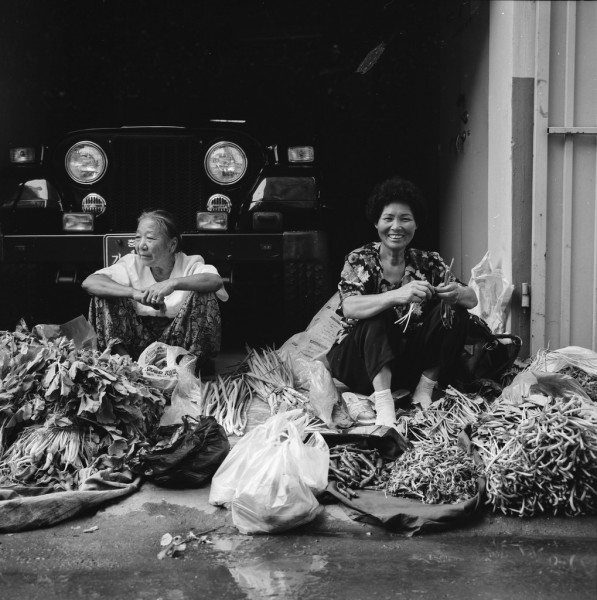 marktfrauen, kong-ju, südkorea 1991