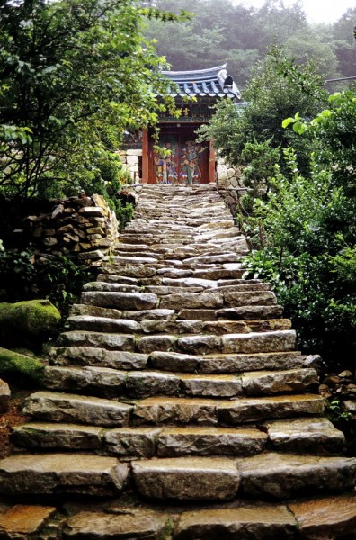 kyer yongsan -nationalpark, kapsa-tempel, südkorea 1991