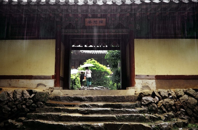 kyer yongsan -nationalpark, kapsa-tempel, südkorea 1991