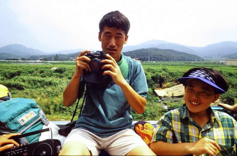 ososan, ausflug mit song-won lee u.a., südkorea 1991