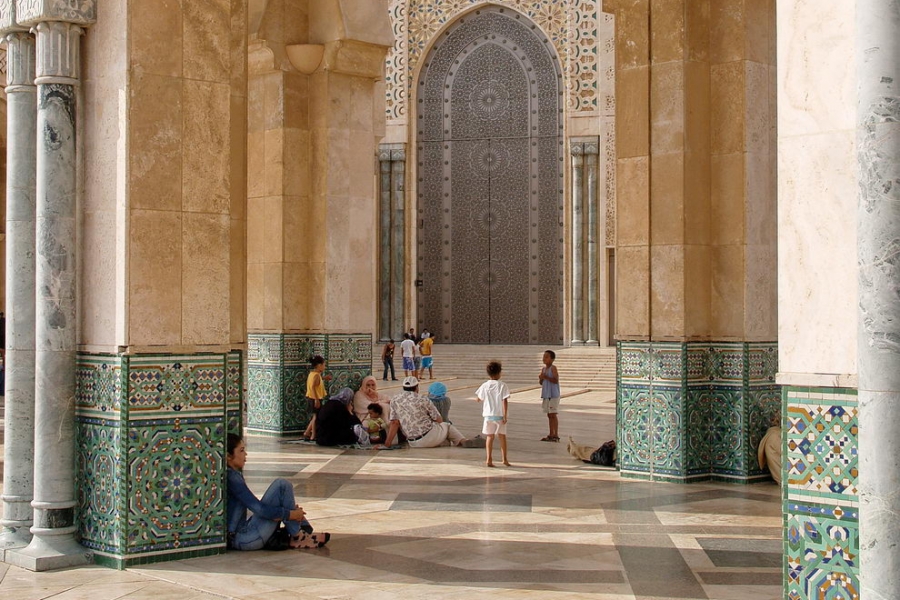 marokko 2006moschee hassan II, casablanca, 2006