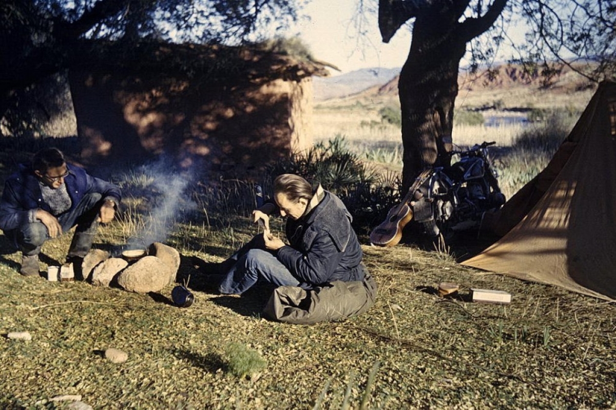 zelten im hohen atlas, marokko 1969