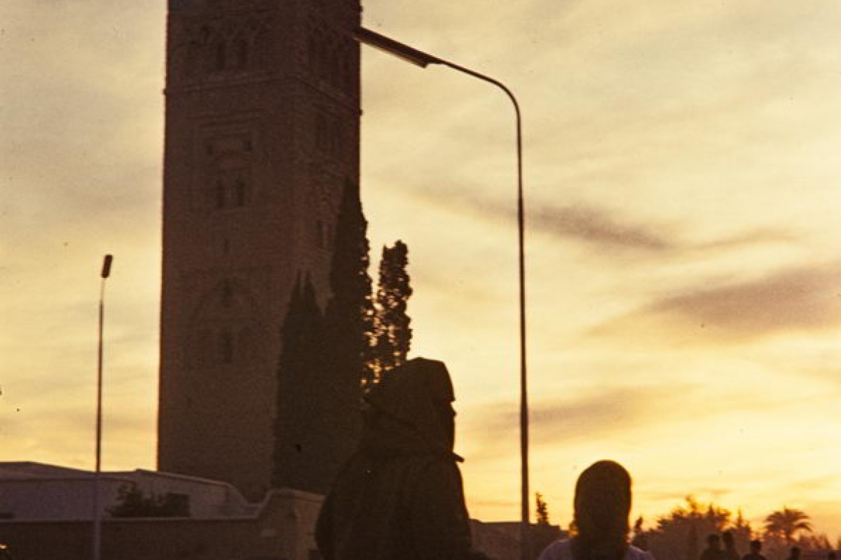 kutubia-moschee, marrakesch, marokko 1968