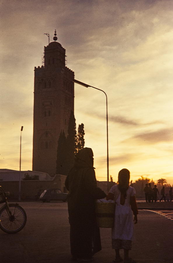 kutubia-moschee, marrakesch, marokko 1968