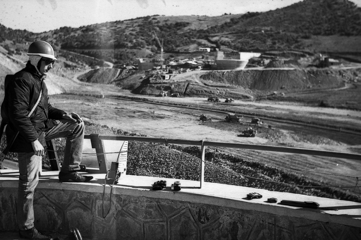 barrage ait addel, hoher atlas, marokko 1969