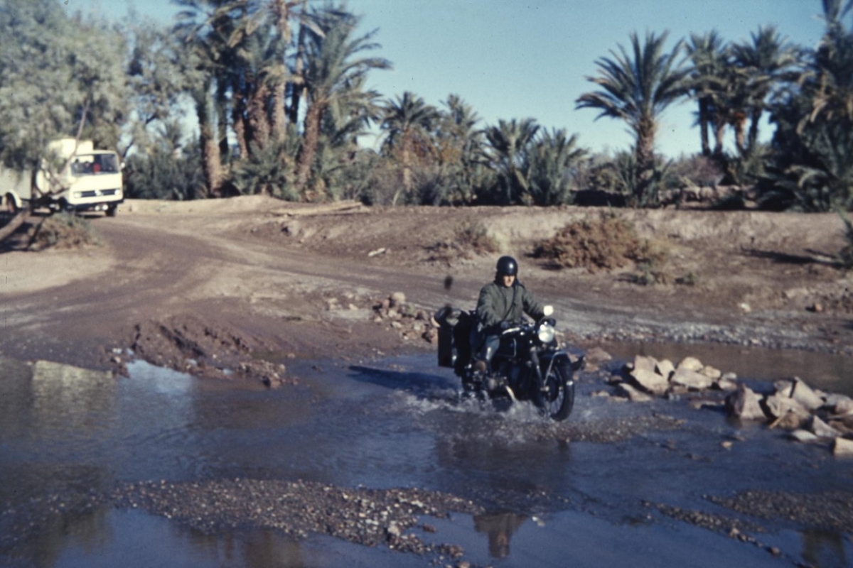 flußquerung im großen süden, marokko 1969
