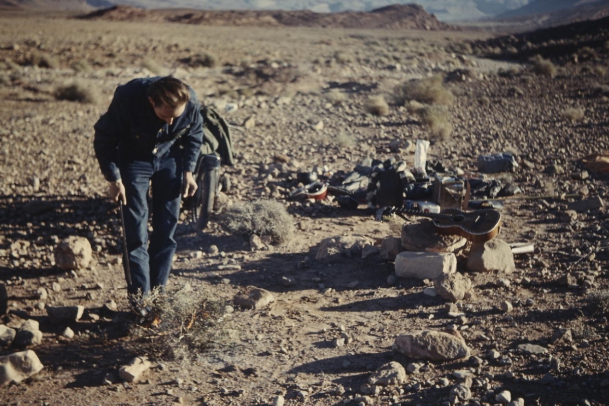 nachtlager im großen süden, marokko 1969