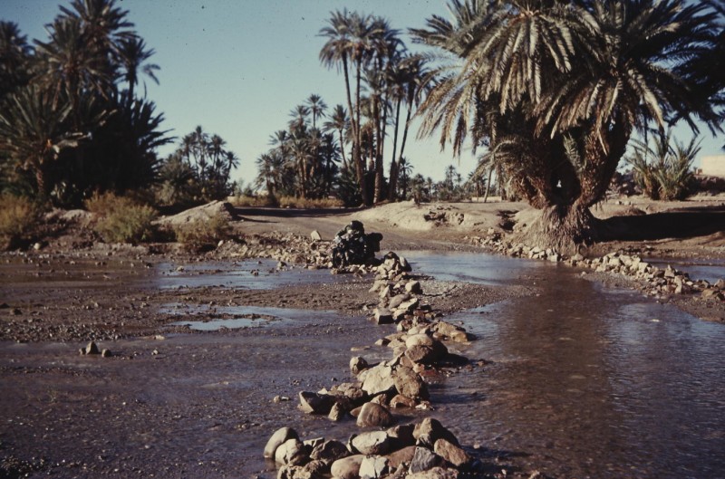 flußquerung im großen süden, marokko 1969