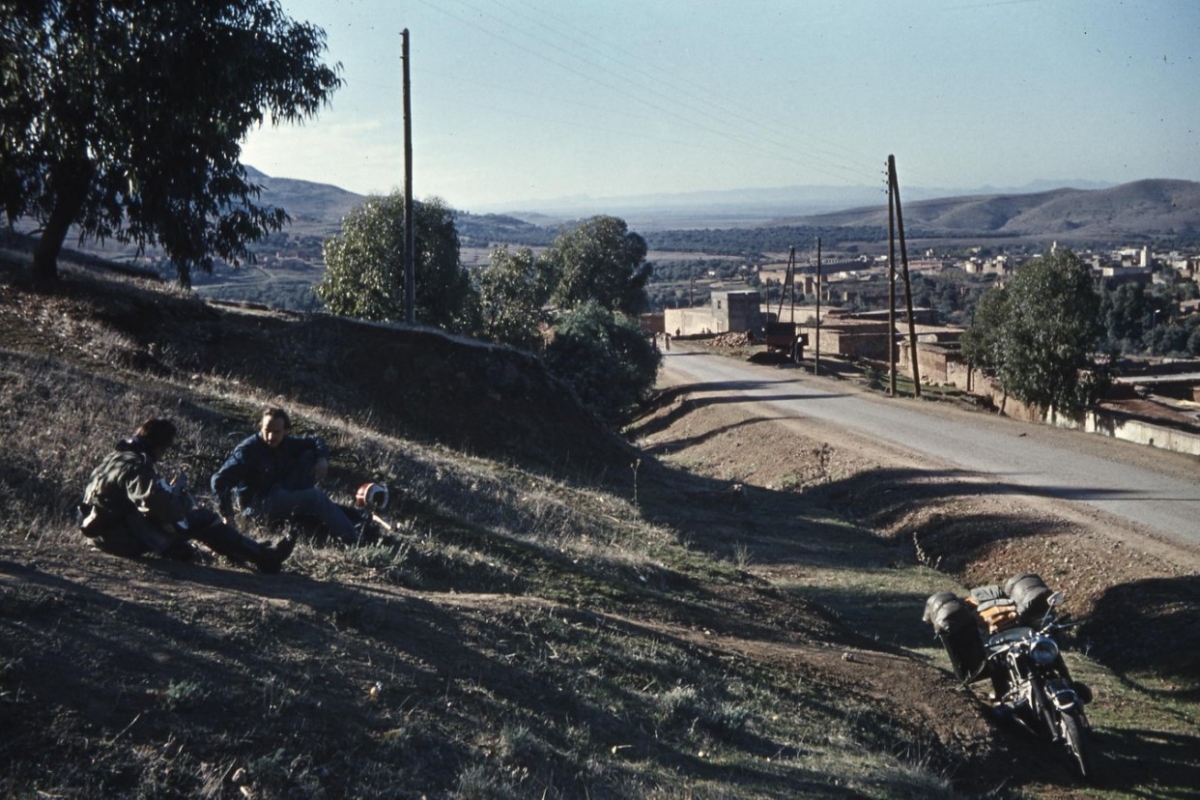 pause bei beni mellal, marokko 1969