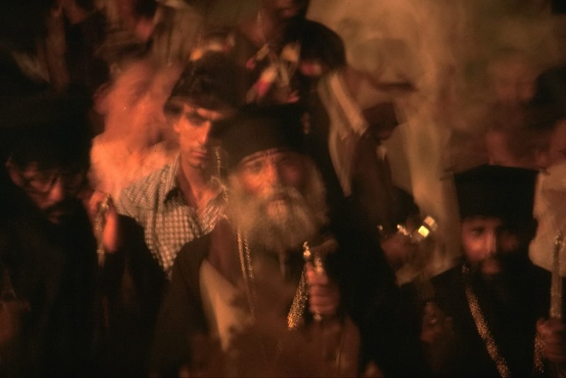 kreuzfest der äthiopier, jerusalem, israel, 1978