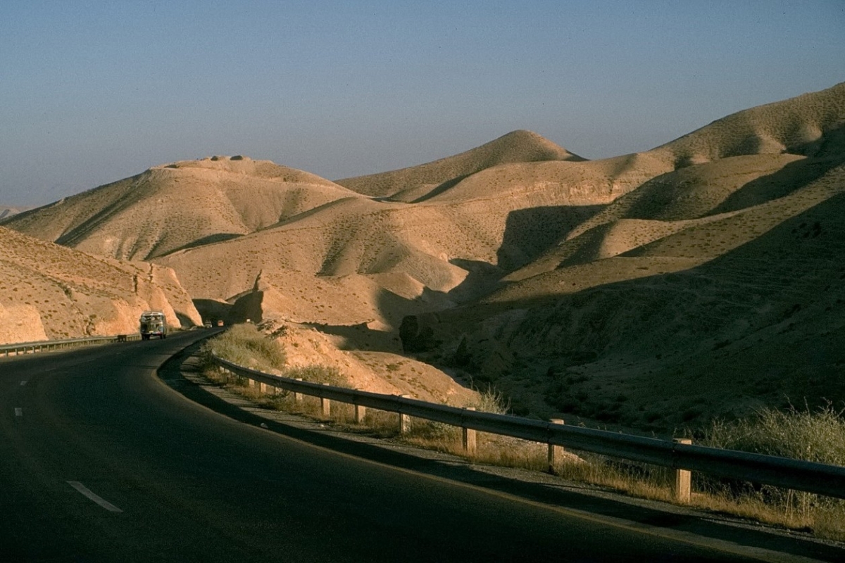 straße zum roten meer, israel, 1978