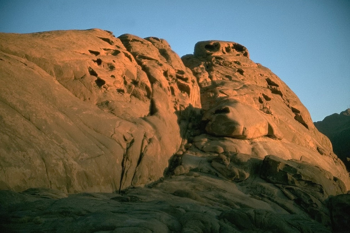 aufstieg zum berg moses, sinai, 1978