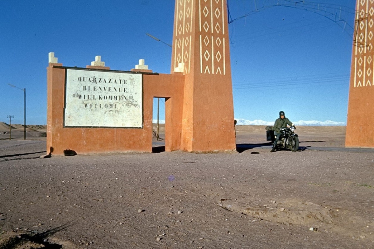 stadttor ouarzazate, marokko 1969