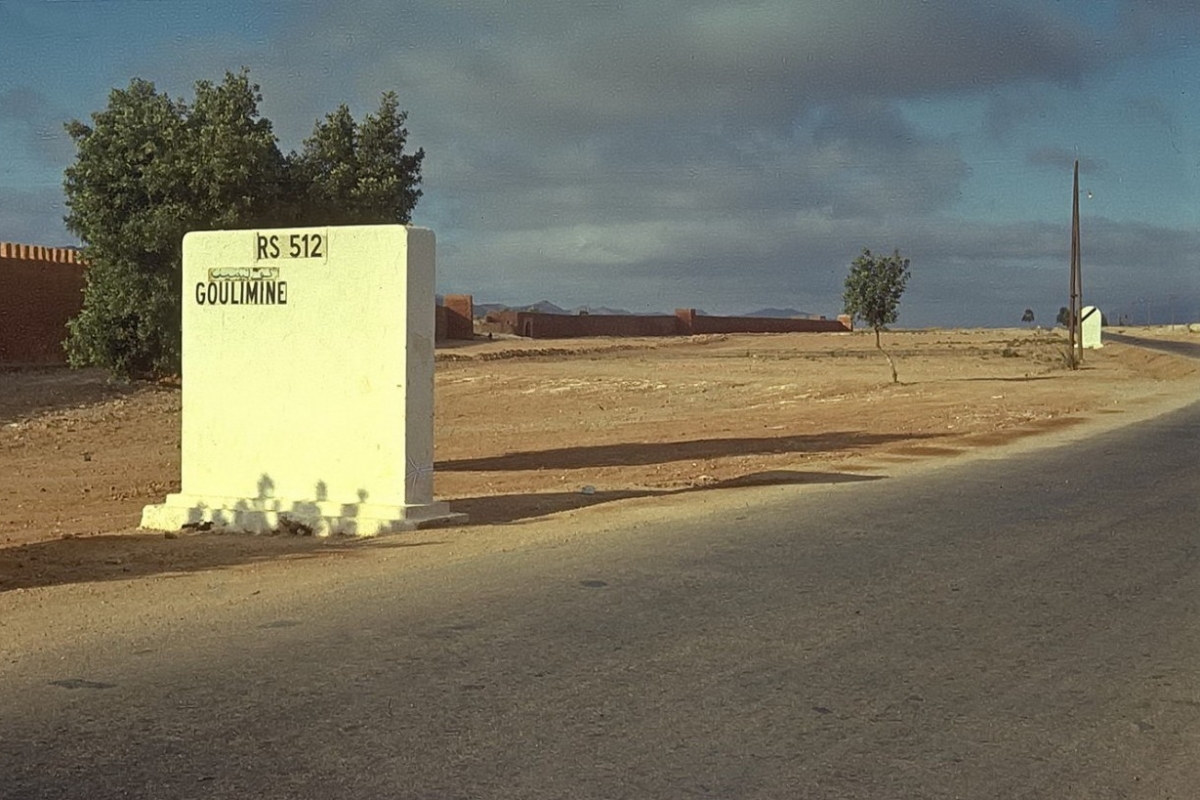 von casablanca per anhalter nach tan tan (ca 800km), goulimine, 1969
