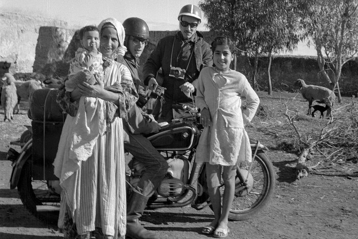 bsasla, mohammeds mutter, friedhelm,  hans-jürgen, fatiha, marokko 1969