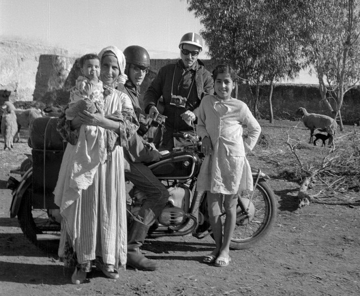 bsasla, mohammeds mutter, friedhelm,  hans-jürgen, fatiha, marokko 1969