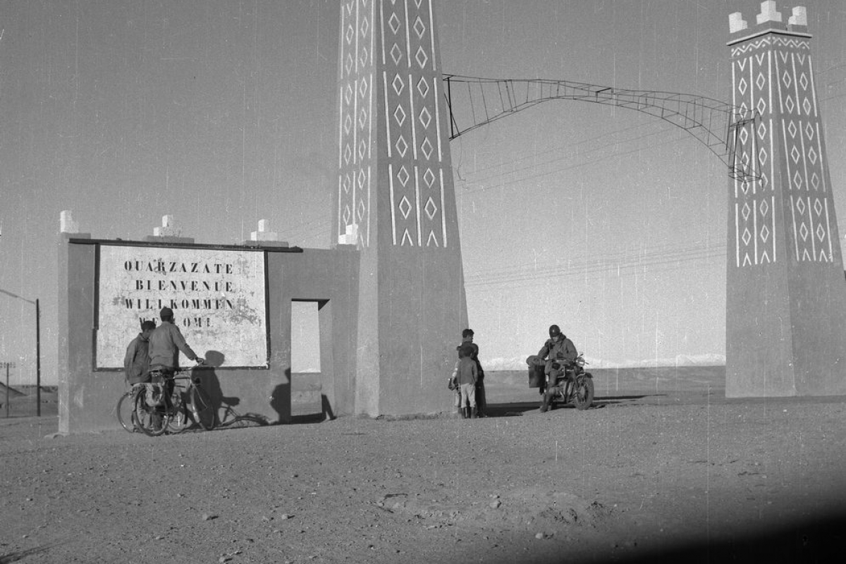 stadttor ouarzazate, marokko 1969
