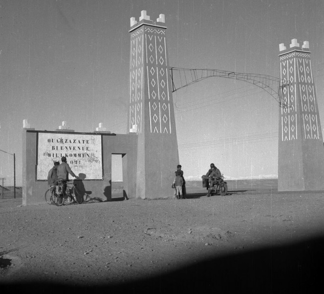 stadttor ouarzazate, marokko 1969