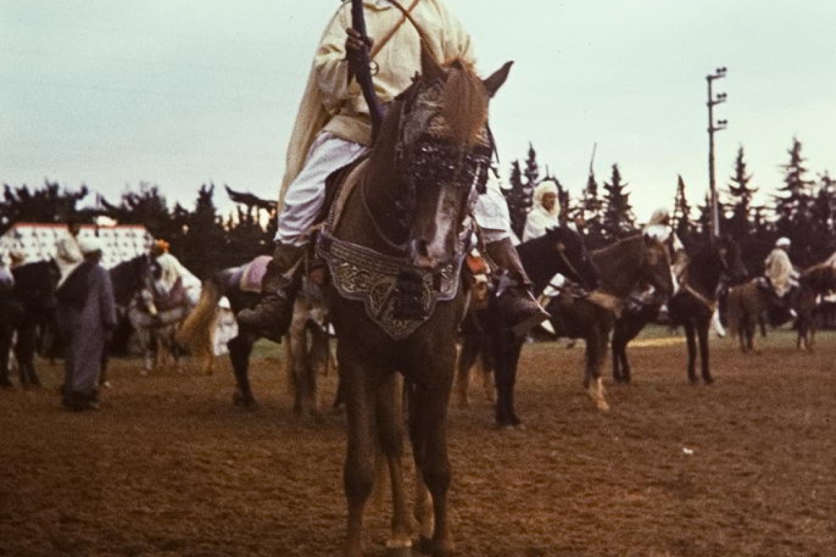 fantasia, souk sebt bei rabat, marokko 1969