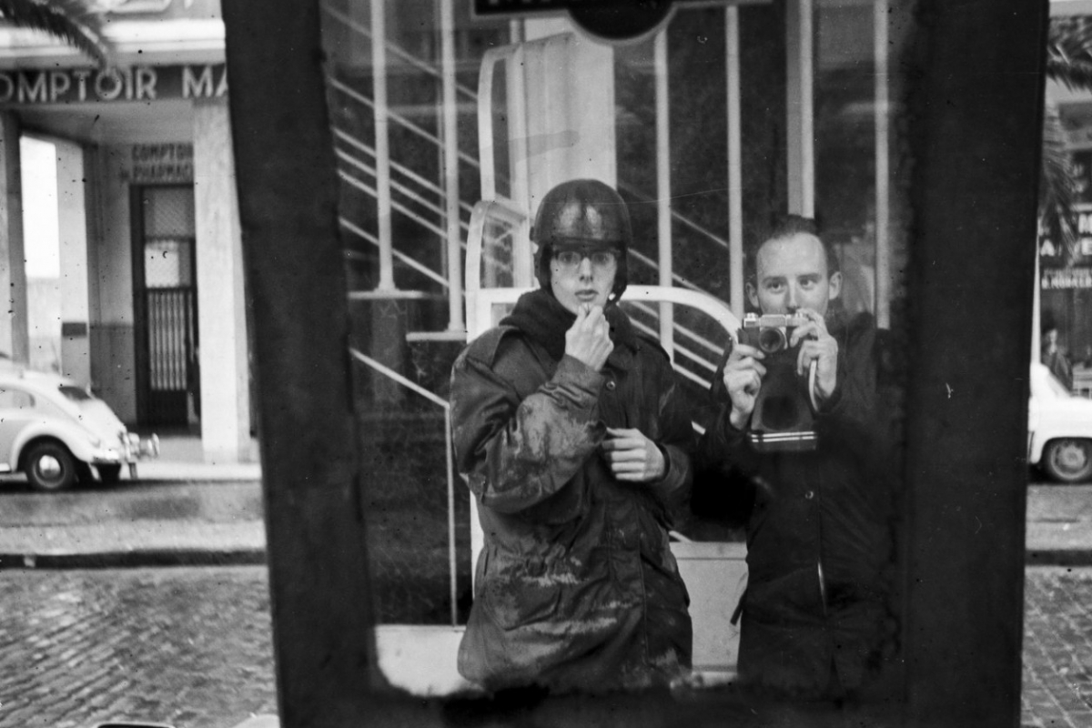 irgendwo in marokko, friedhelm + hans-jürgen, spiegelung, 1969