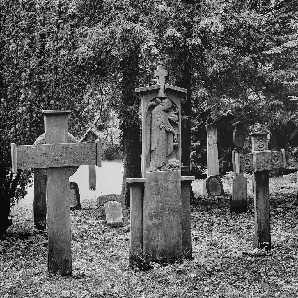 schleswig, flenbsburger straße,  garnisonsfriedhof, 1995